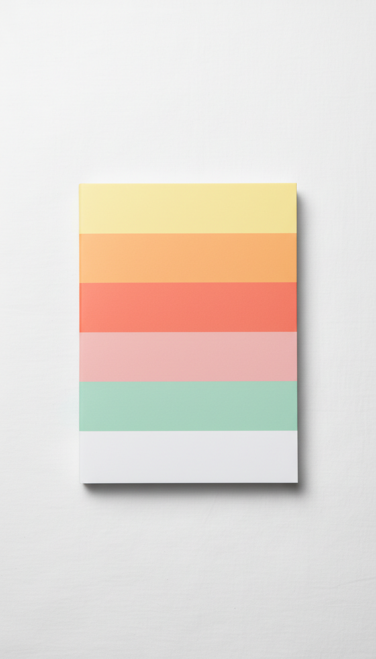 Minty Fresh Soft-Touch Notebook