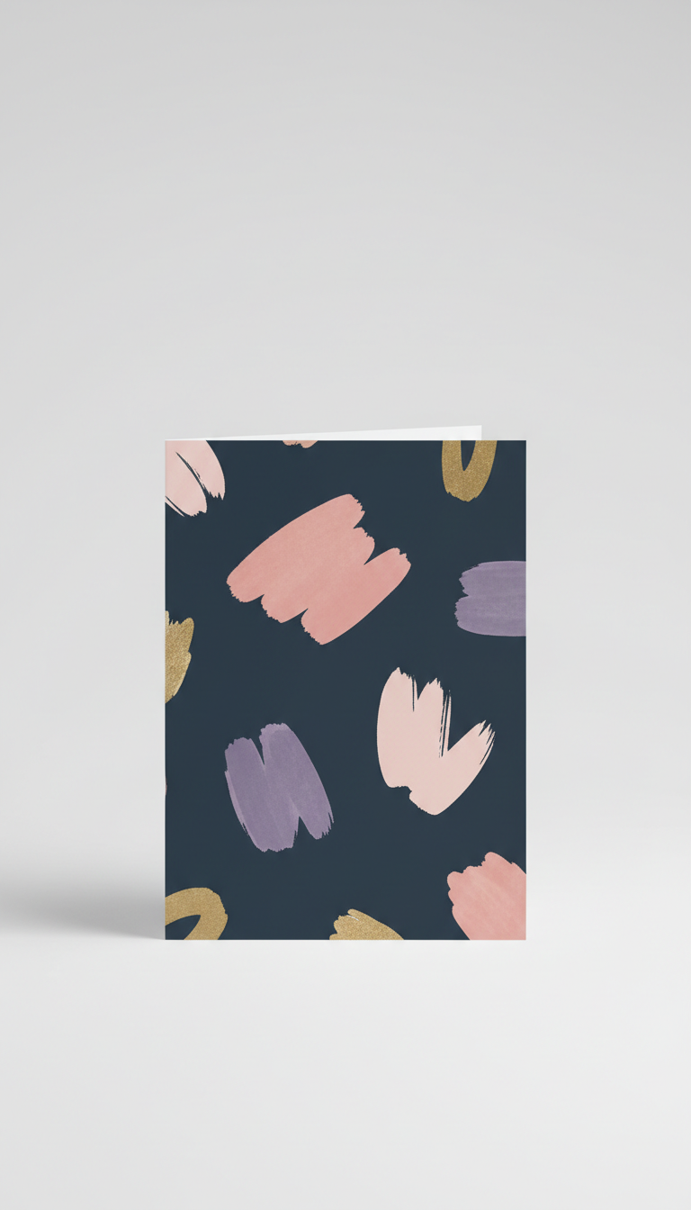 Witty Birthday Card with Slate Navy