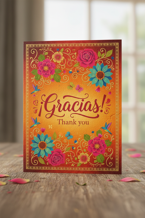 Gracias Greeting Card